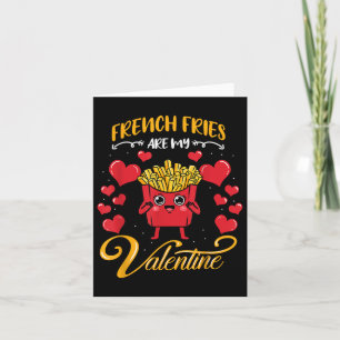 Tarjeta Papas Fritas Son Mi San Valentín Papas Fritas Vale