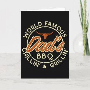 Tarjeta Papás Más Famosos Del Mundo Bbq Parrillada Día Del
