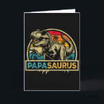 Tarjeta Papasaurus T Rex Dinosaur Papa Saurus Coincidencia<br><div class="desc">Papasaurus T Rex Dinosaur Papa Saurus Emparejamiento Familiar</div>