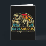 Tarjeta Papasaurus T Rex Dinosaur Papa Saurus Coincidencia<br><div class="desc">Papasaurus T Rex Dinosaur Papa Saurus Emparejamiento Familiar</div>