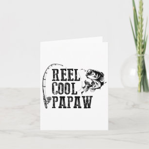 Tarjeta Papaw Fshing Reel Guay Papaw Funny Gift