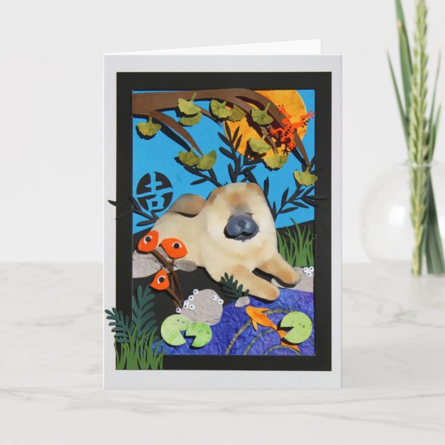 Tarjeta Papel de BUENA SUERTE (Anverso)