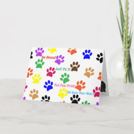 Tarjeta Papel de gato