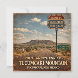 Tarjeta Papel de regalo de la estación Tucumcari Ruta 66 N