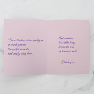 Tarjeta Papel de seda caprichoso
