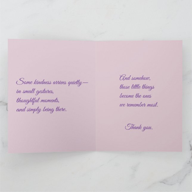 Tarjeta Papel de seda caprichoso (Interior)
