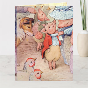 Tarjeta Papel de tejidos Peter Rabbit (lechones)