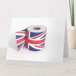 Tarjeta Papel higiénico del Reino Unido