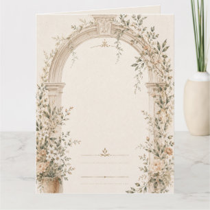 Tarjeta Papelería de boda para ceremonias mediterráneas