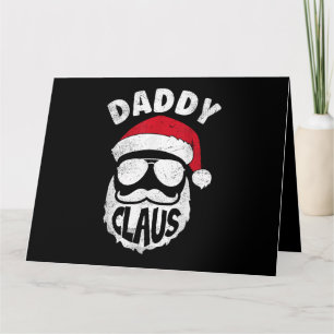 Tarjeta Papi Claus Santa Claus Navidades graciosos coincid