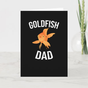 Tarjeta Papi de pez dorado   Pesca de oro Padre Aquarist G
