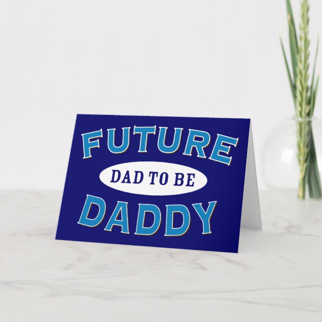 Tarjeta Papi Futuro - Papá debe ser (Anverso)