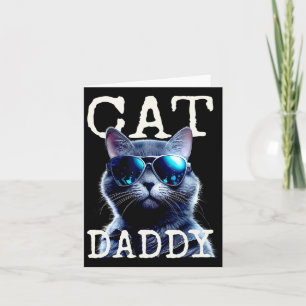 Tarjeta Papi Gatos Papá Padre Tomcat Papi Padres