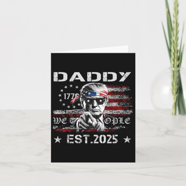 Tarjeta Papi Trump, chiste gracioso - Papi Trump ventilado (Anverso)