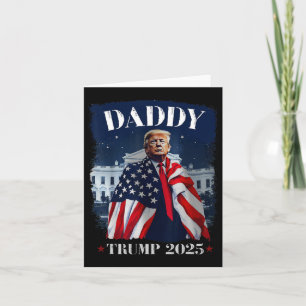 Tarjeta Papi Trump es una graciosa camiseta - Daddy Trump