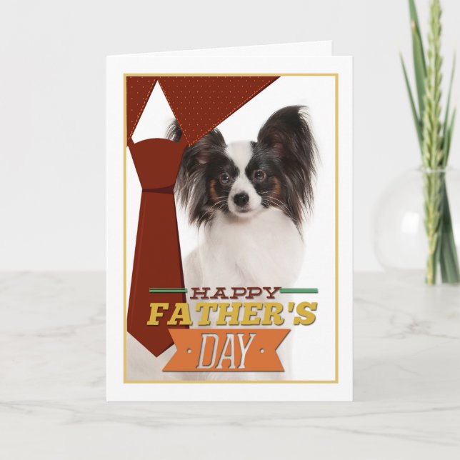 Tarjeta Papillon Fathers Day Card (Anverso)