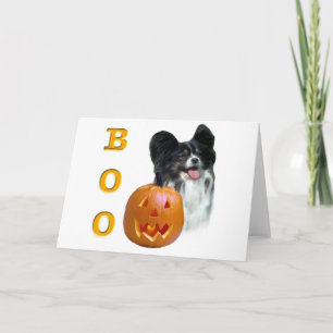 Tarjeta Papillon Halloween BOO