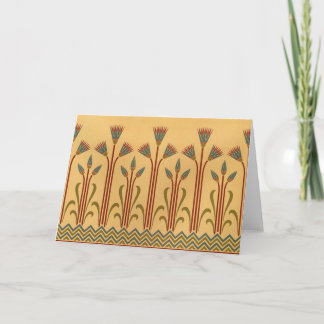 Tarjeta papirúrgica Art Nouveau