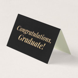 Tarjeta Paquete de 25 felicitaciones Purpurina Graduación