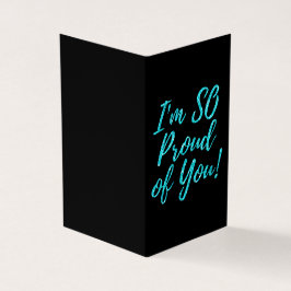 Tarjeta Paquete de 25 graduación de Blue So Orgulloso Purp