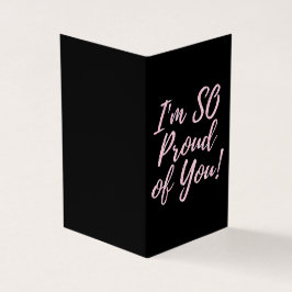 Tarjeta Paquete de 25 graduación de Purpurinas rosados tan