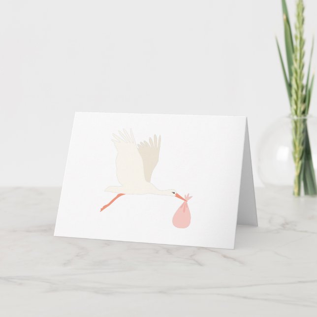 Tarjeta Paquete de cigüeña (Anverso)