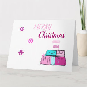 Tarjeta Paquetes de vacaciones Feliz Navidad