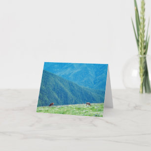 Tarjeta Paquetes por las montañas