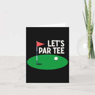 Tarjeta Par Tee Funny Golf Gifts Golf Chica Mujeres P