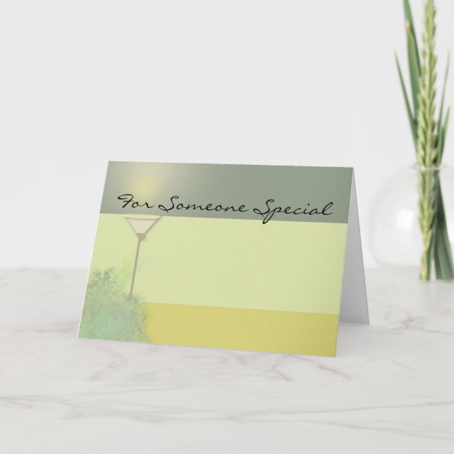 Tarjeta Para alguien especial (Anverso)