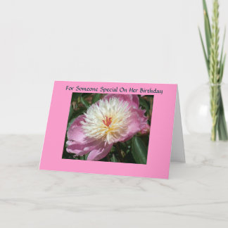 Tarjeta Para alguien especial de su cumpleaños