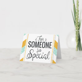Tarjeta Para alguien tan especial feliz minero del oro
