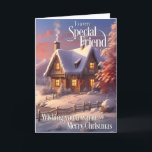 Tarjeta Para algunos amigos especiales Navidades felices<br><div class="desc">"Feliz Navidad a una Tarjeta de Navidades de Amigo Especial" es una manera reconfortante de transmitir sus cálidos deseos y celebrar su especial amistad durante la temporada de fiestas. Esta tarjeta es perfecta para mostrar tu aprecio y difundir alegría a un amigo que tiene un lugar especial en tu corazón....</div>