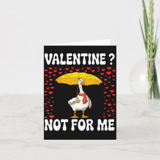 Tarjeta Para Camiseta Ganso Solitario No Anti San Valentín