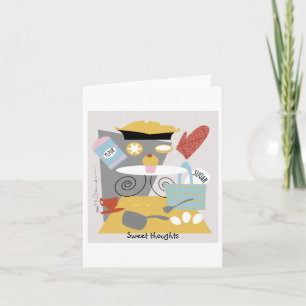 Tarjeta para cocinero/panadero de artículos