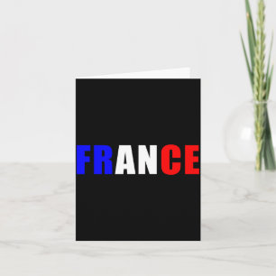 Tarjeta Para conjunto de bandera de Francia Jersey francés