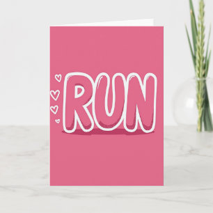 Tarjeta para Correr con el Corazón