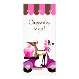 Tarjeta para cremallera Cupakes Scooter Pink Canop