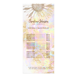 tarjeta para cremallera del logotipo de girasol