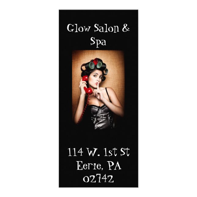 Tarjeta para cremallera Salon & Spa, ... (Frente)