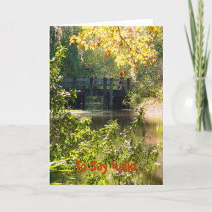 Tarjeta Para decir hola