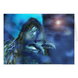 Tarjeta para delfines