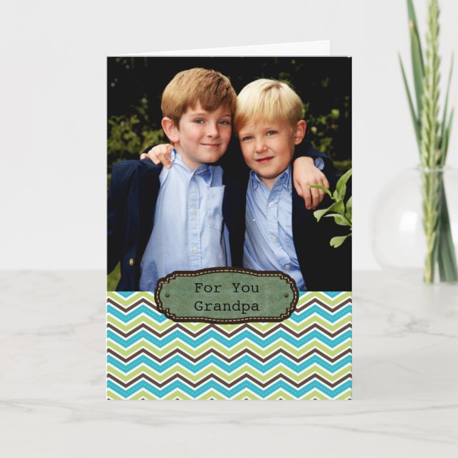 Tarjeta para el abuelo (Anverso)