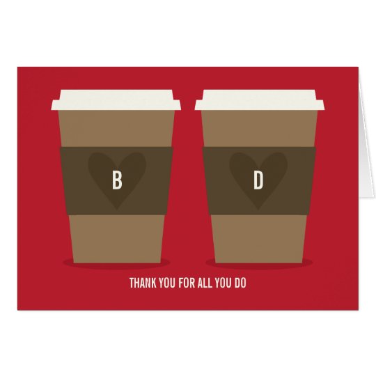 Tarjeta Para el amor del café