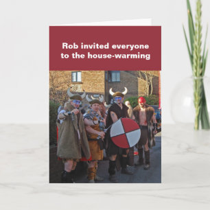 Tarjeta para el calentamiento de la casa