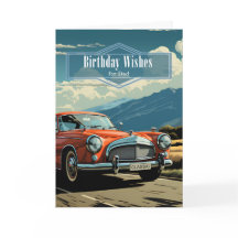 para el cumpleaños de papá Coche clásico en estilo
