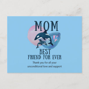 Tarjeta para el día de la madre impresa, tarjeta p