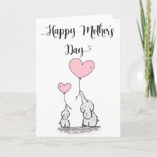 Tarjeta para el Día de la Madre Infantil