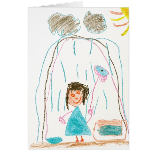 Tarjeta para el día de lluvia (Frente)