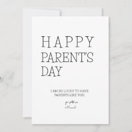 Tarjeta para el Día de los Padres Felices Imprimib
